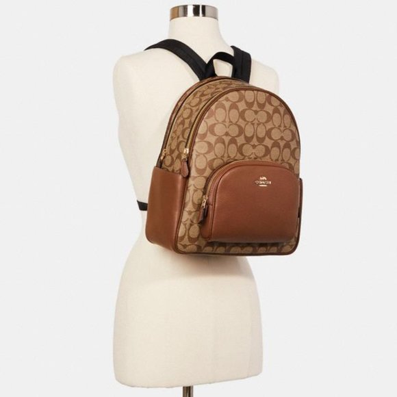 New) Backpack In Signature Canvas main image 7